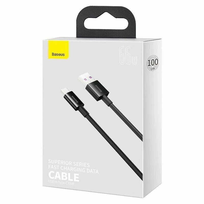 Кабель Baseus Superior Series USB to Type-C 66W 1m Black