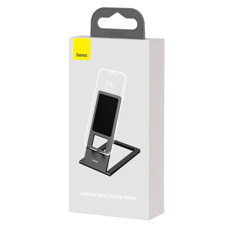 Підставка для телефона Baseus Foldable Metal Desktop Holder Gray