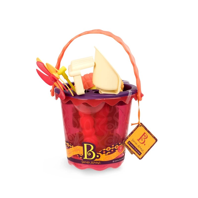 Набір для гри з піском і водою  - ВІДЕРЦЕ МАНГО (9 предметів)