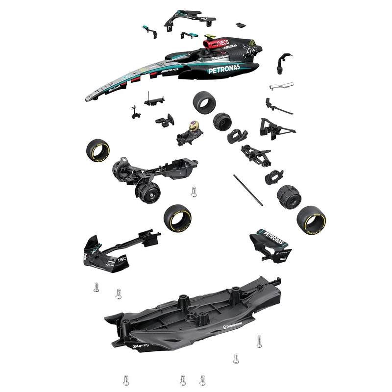 Авто-конструктор – MERCEDES-AMG F1 W15 PETRONAS (2024) (1:24)