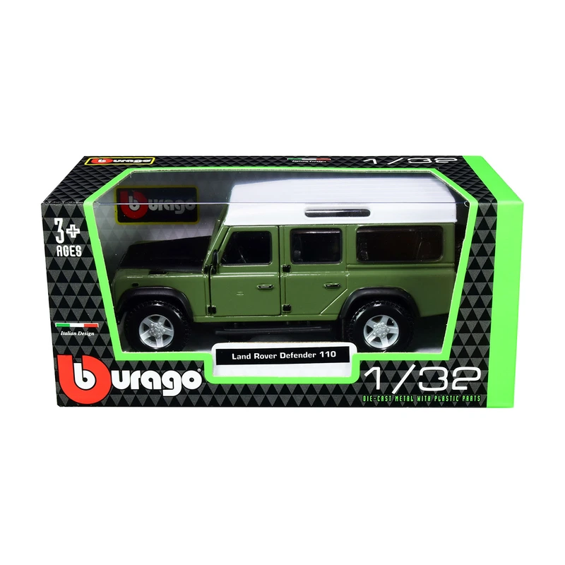 Автомодель - LAND ROVER DEFENDER 110 (асорті білий, помаранчевий металік 1:32)