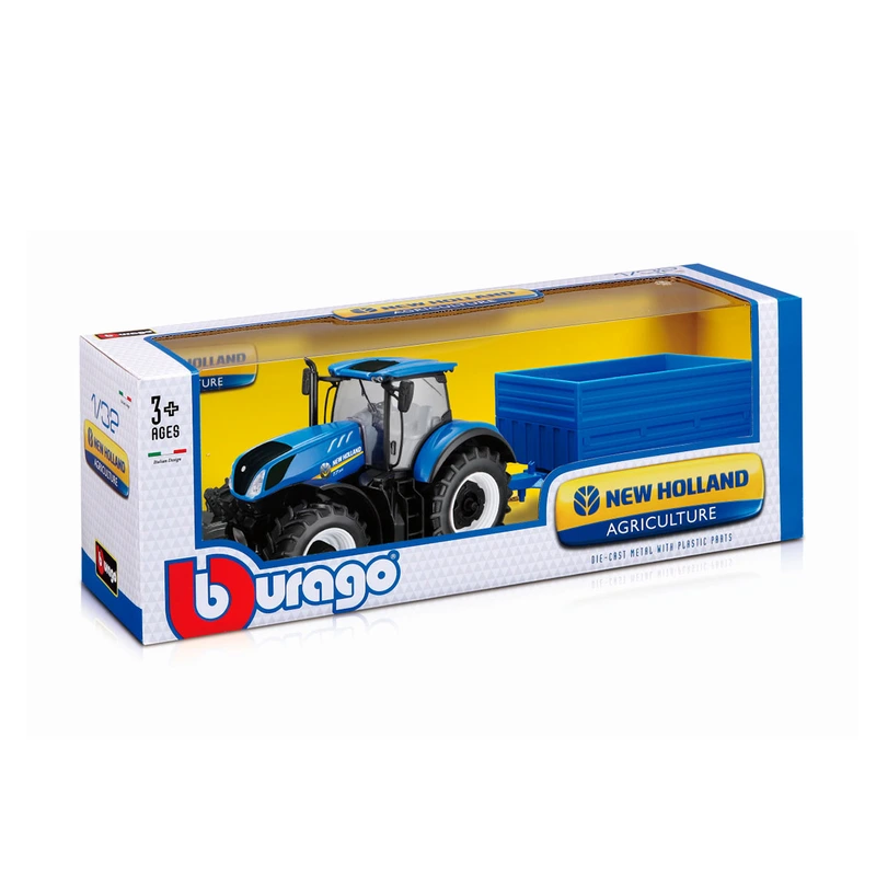 Автомодель серії Farm - ТРАКТОР NEW HOLLAND з причепом