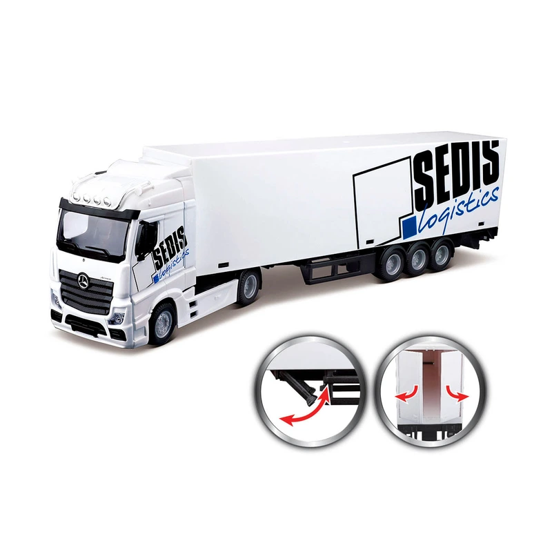 Ігровий набір – ФУРА MERCEDES-BENZ ACTROS з навантажувачем (1:43)