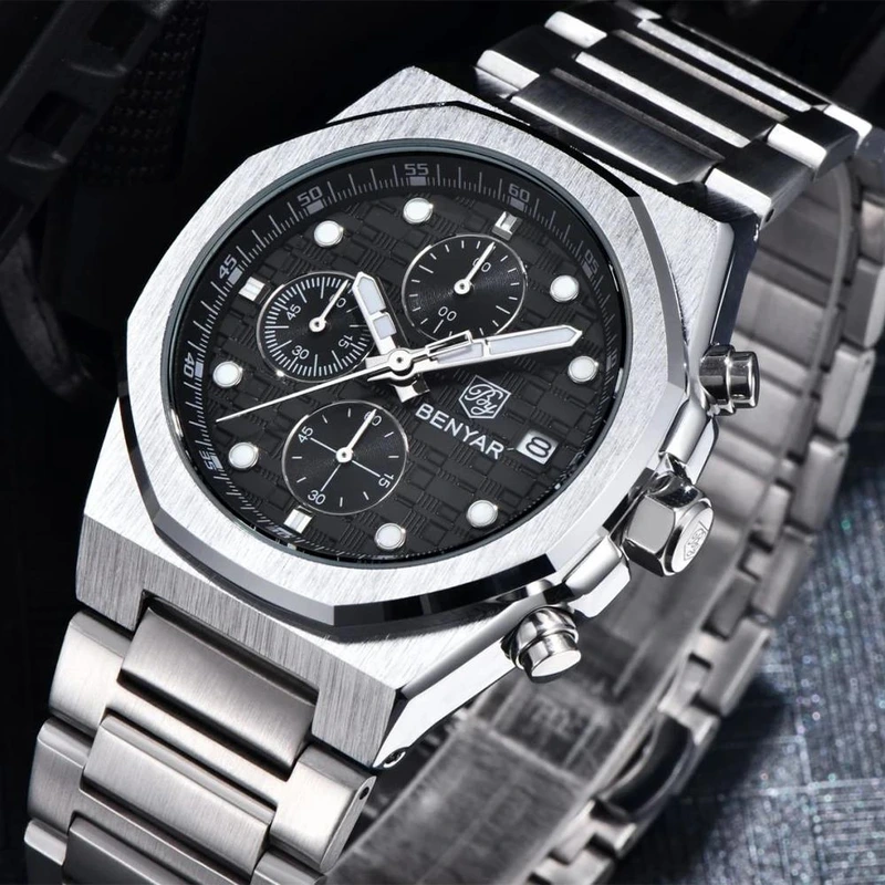 Benyar BY-5216 Silver-Black