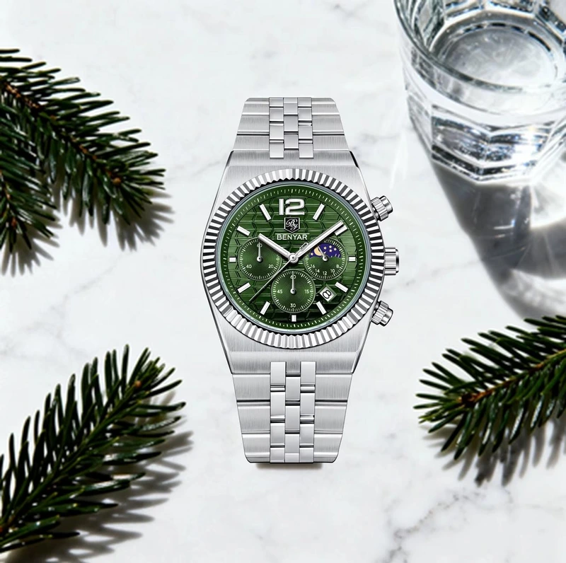 Benyar BY-5225 Silver-Green