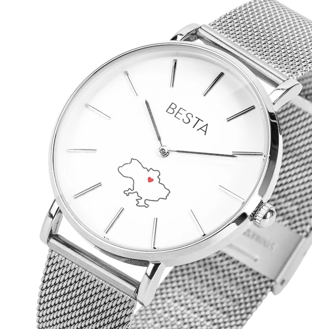 Унісекс годинники Besta Love UA Silver