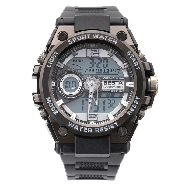 Чоловічий водостійкий спортивний тактичний годинник Besta Sport