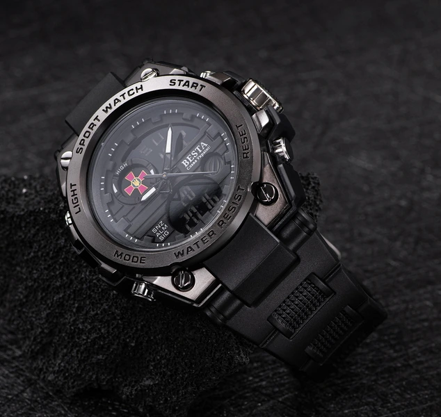 Чоловічий спортивний водостійкий тактичний годинник Besta Tattoo ЗСУ