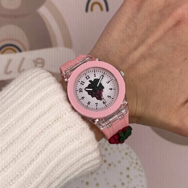 Дитячий годинник Better 005 Grape Pink-White