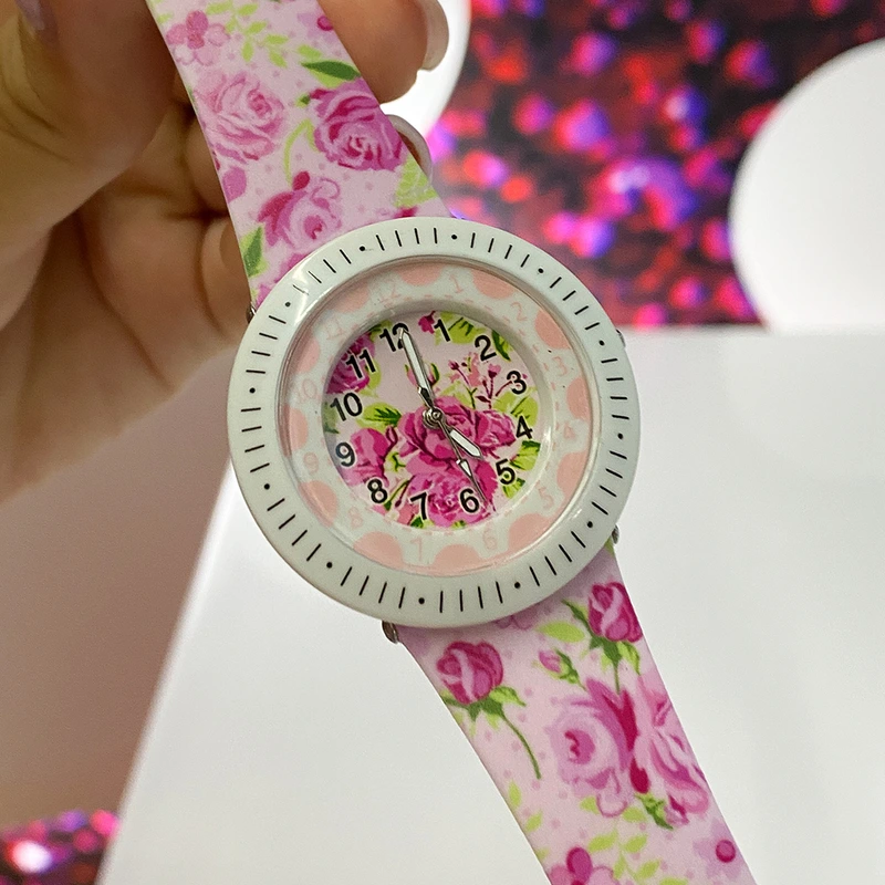 Дитячий годинник Better 009 Roses White-Pink