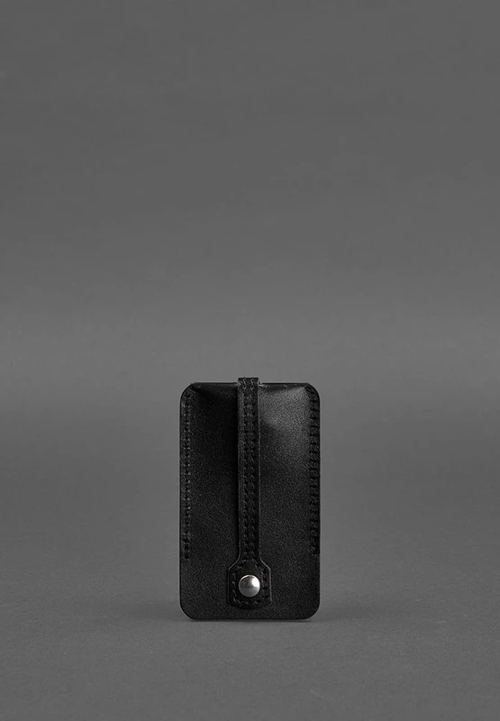 Шкіряна ключниця 1.0 вугільно-чорна