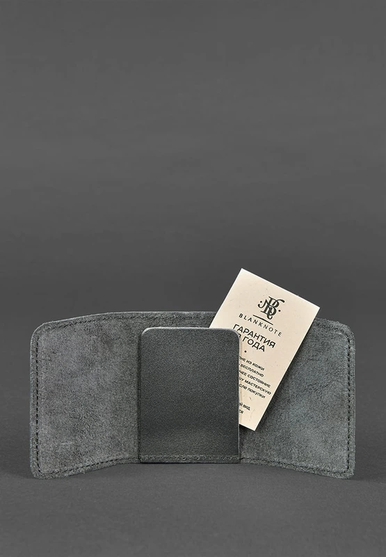 Шкіряний кард-кейс 1.1 чорний