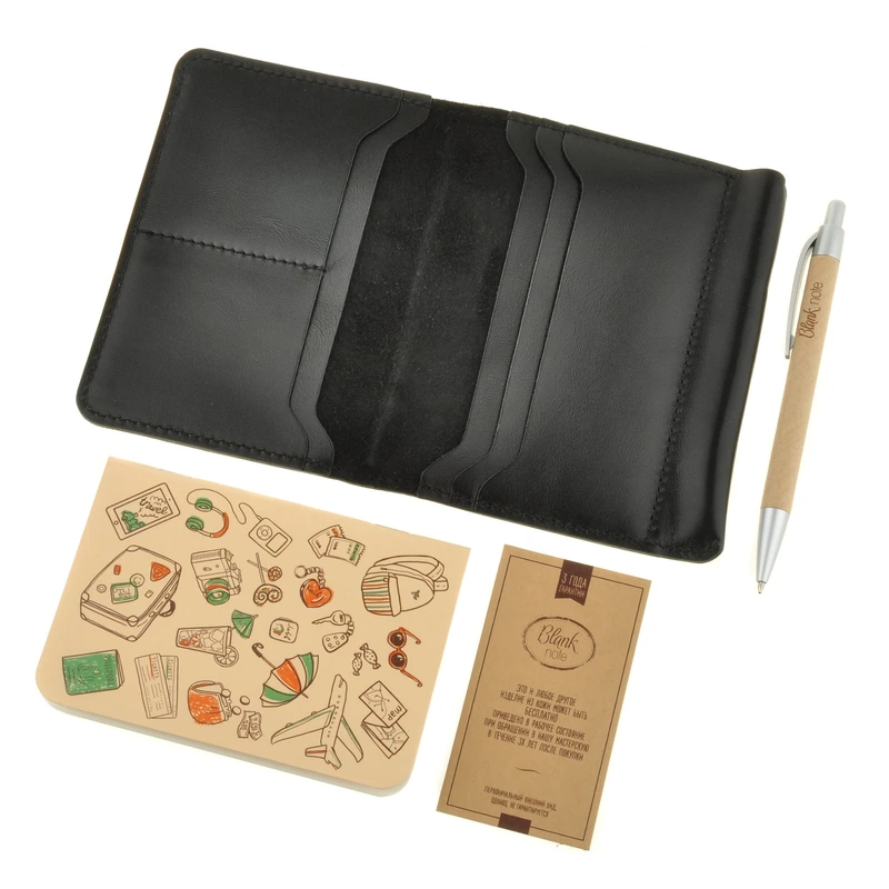 Шкіряне портмоне 2.0 вугільно-чорне