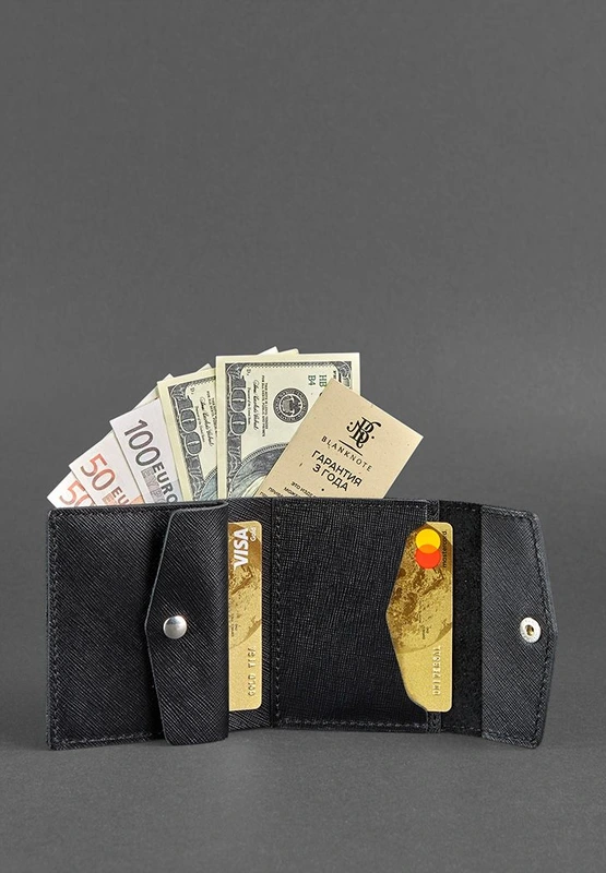 Шкіряний гаманець 2.1 чорний Blackwood