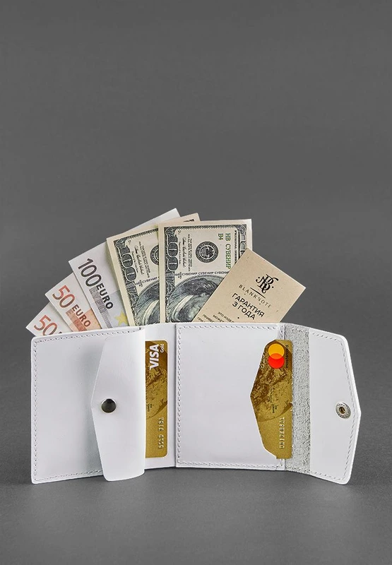 Жіночий шкіряний гаманець 2.1 Білий