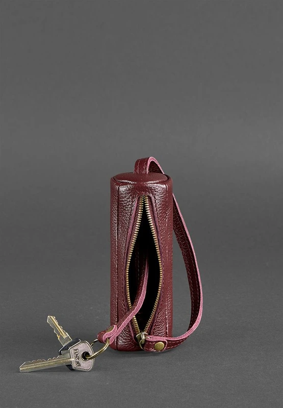 Жіноча шкіряна ключниця 3.0 Тубус Марсала
