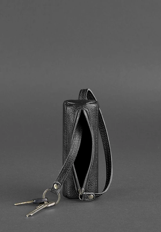 Шкіряна ключниця 3.0 Тубус чорна