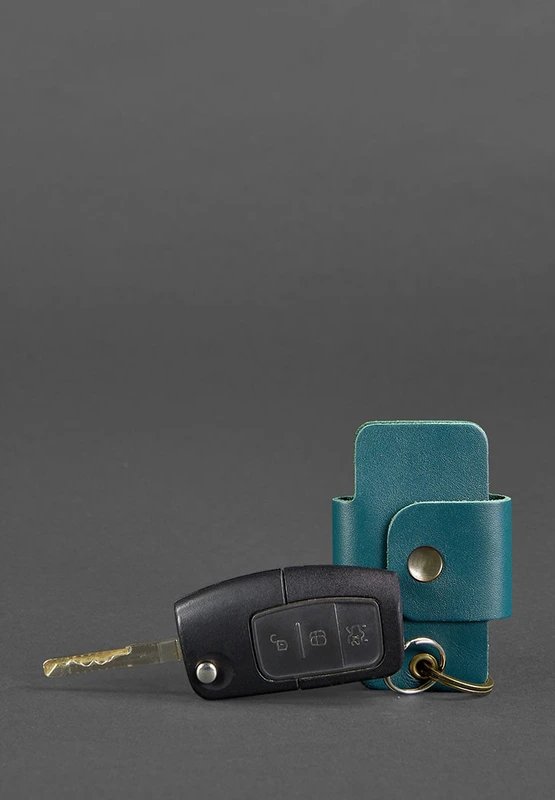 Шкіряна ключниця смарт-кейс 4.0 зелена