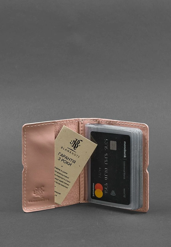 Жіночий шкіряний кард-кейс 7.0 червоний