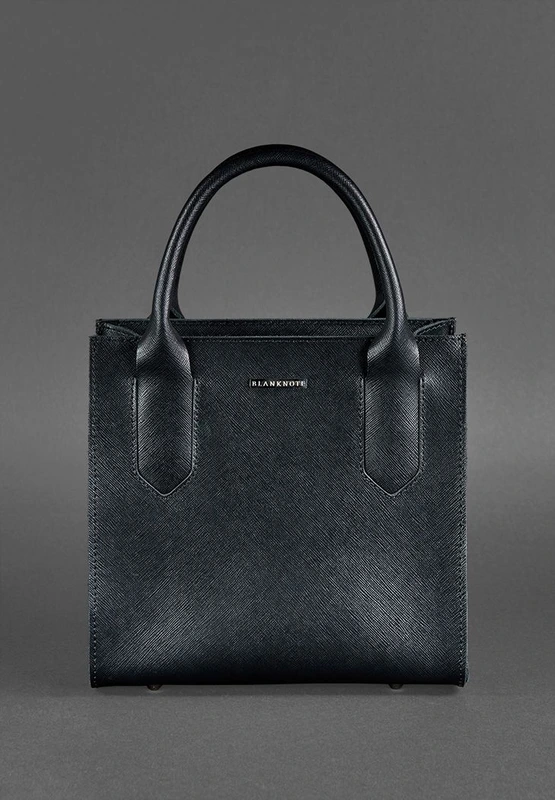 Шкіряна жіноча сумка-кроссбоді чорна Blackwood