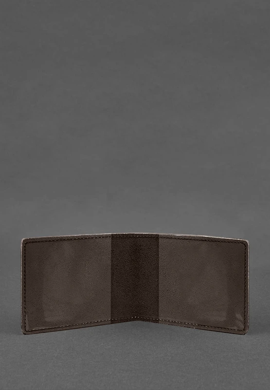 Шкіряна обкладинка для посвідчення журналіста темно-коричнева