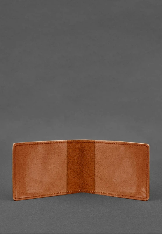 Шкіряна обкладинка для посвідчення журналіста світло-коричнева