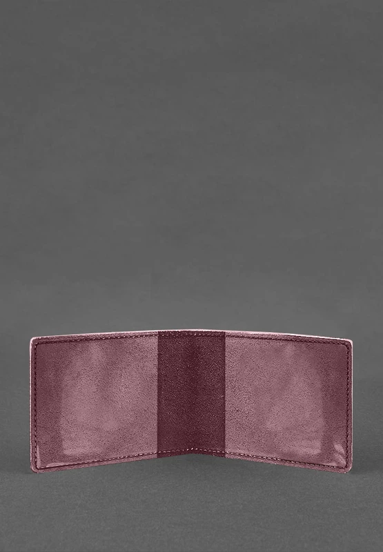 Шкіряна обкладинка для посвідчення журналіста бордова Crazy Horse