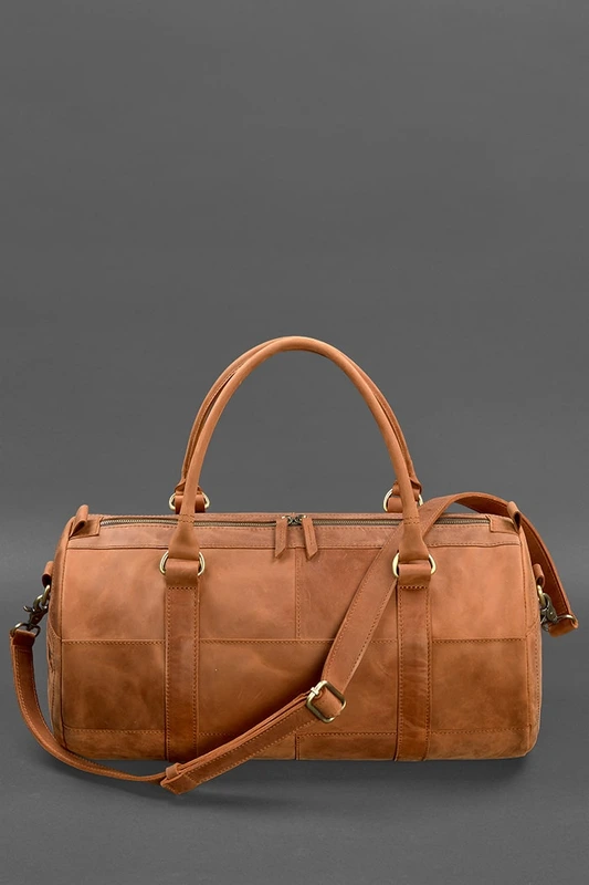 Шкіряна сумка Harper Світло-коричнева Crazy Horse