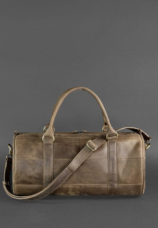 Шкіряна сумка Harper темно-коричнева Crazy Horse