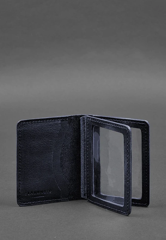 Шкіряна обкладинка для посвідчення водія, ID і пластикових карток 2.0 синій