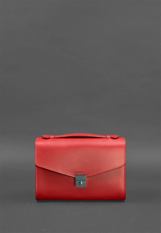 Жіноча шкіряна сумка-кроссбоді Lola червона