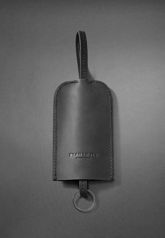 Шкіряна ключниця 7.0 чорна Crazy Horse