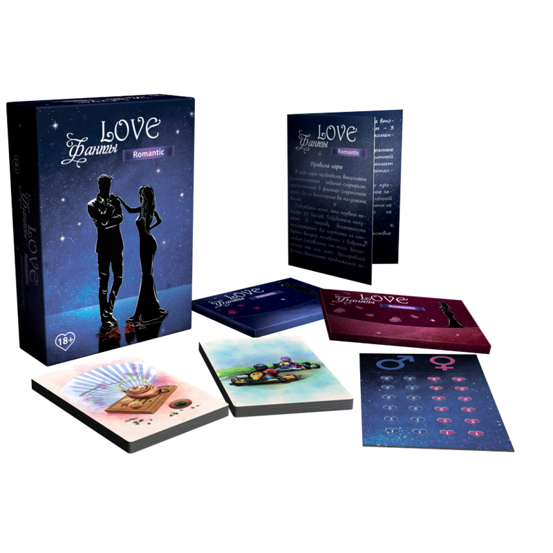 Настільна гра "Фанти Романтик" 800095 гра для двох