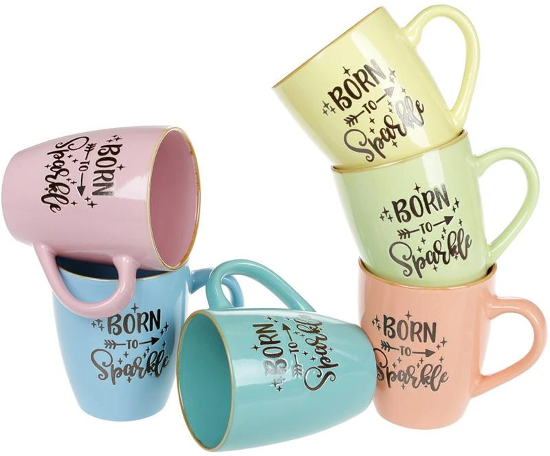 Кружка "Born to Sparkle" (Народжений Іскритися) 360мл, кераміка