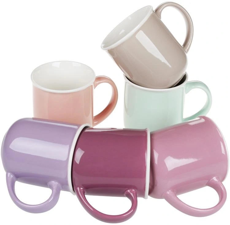 Кружка "Лавандове поле" 380мл порцелянова, пастель