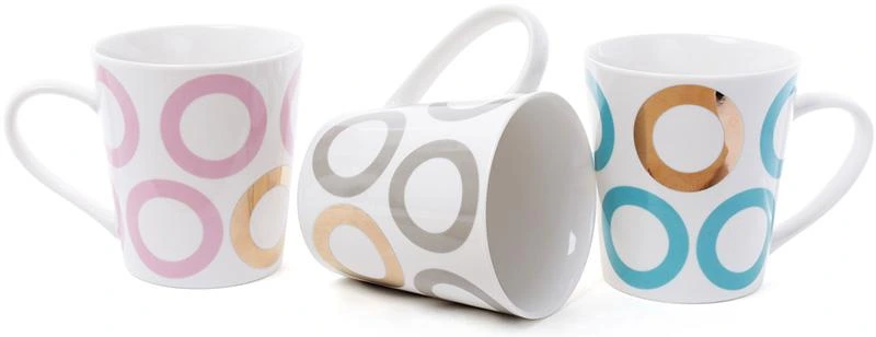 Кружка порцелянова "Кільця" 400мл