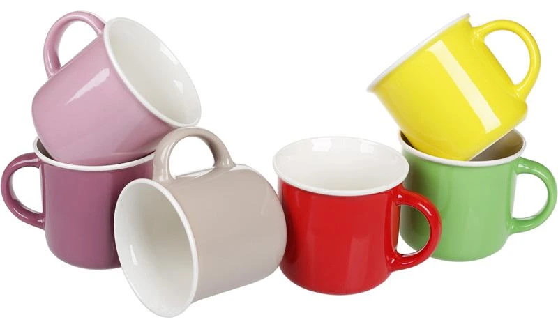 Кружка "Яскраве Настрій" Мікс 350мл порцелянова