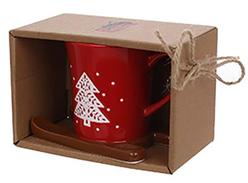 Чашка різдвяна порцелянова "Сані Санти" 150мл