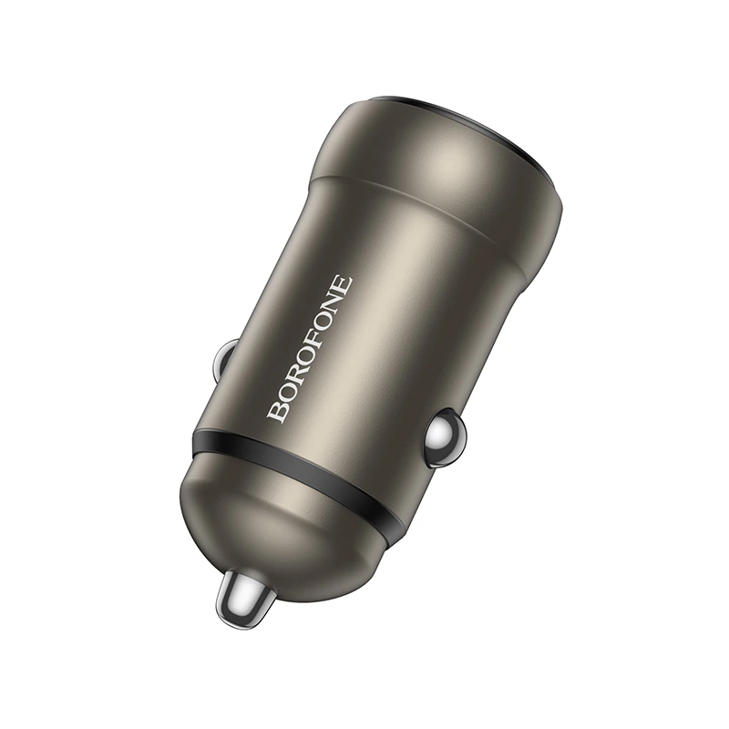 Автомобільний зарядний пристрій BOROFONE BZ32 Fresh single port PD30W car charger Black — фото 3