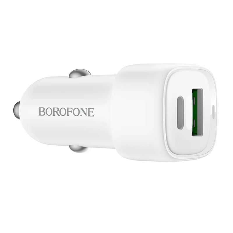 Автомобільний зарядний пристрій BOROFONE BZ34B Cloud PD38W(1C1A) car charger White — фото 4