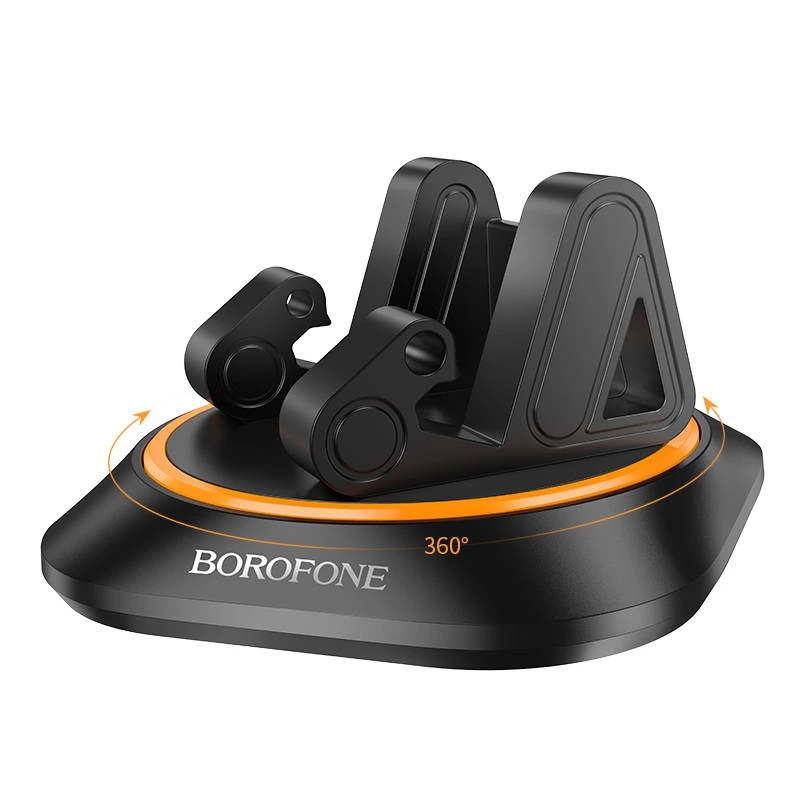 Автотримач для телефона BOROFONE BH116 Vicktory car holder for dashboard Black — фото 3