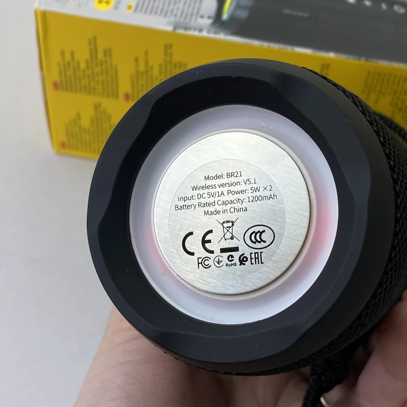 Бездротова колонка Borofone BR21 Colorful (Чорний)