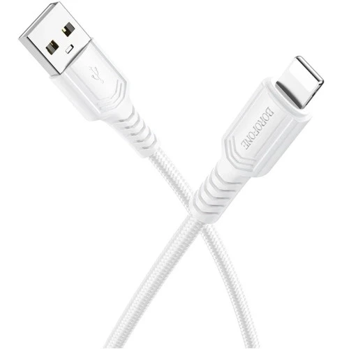 Кабель BOROFONE BX116 Certain charging data cable iP White