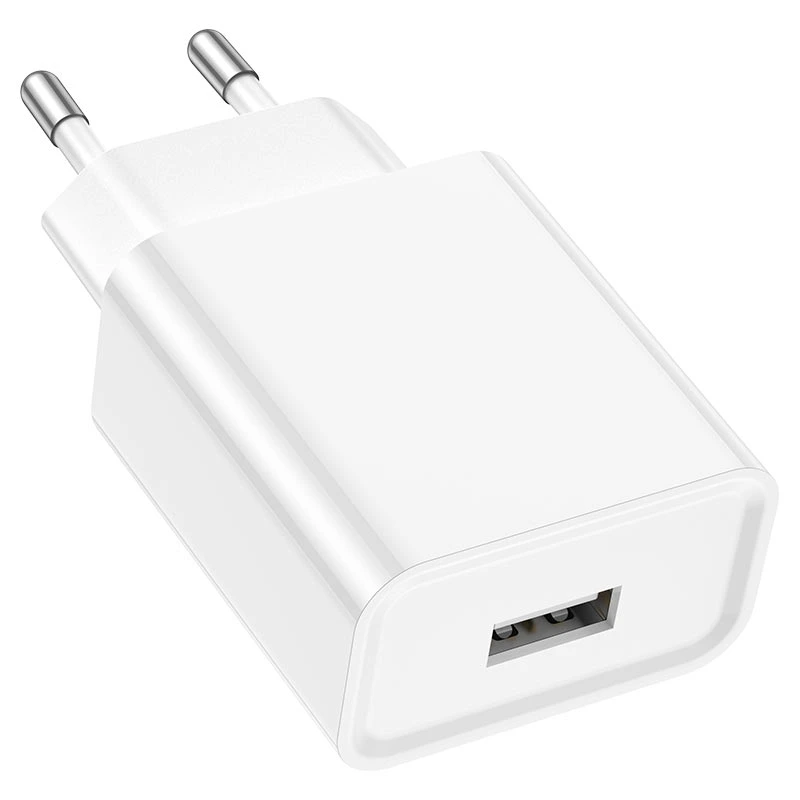 Мережевий зарядний пристрій BOROFONE BA74A Aspirer single port charger White — фото 3