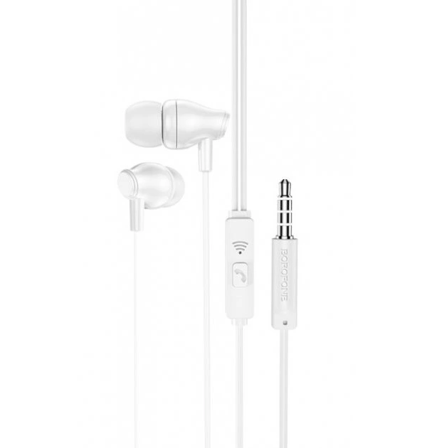 Навушники дротові BOROFONE BM61 (3,5 мм) White