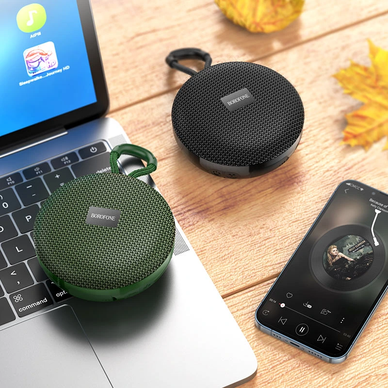 Портативна колонка BOROFONE BR27 Dear sports BT speaker, 5W, Dark Green