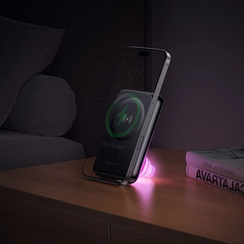 Power Bank Borofone BJ83 Magnetic 22.5W (10000mAh) Чорний