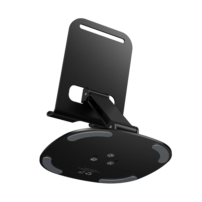 Тримач для телефона BOROFONE BH138 Fit metal folding desktop stand Black — фото 7