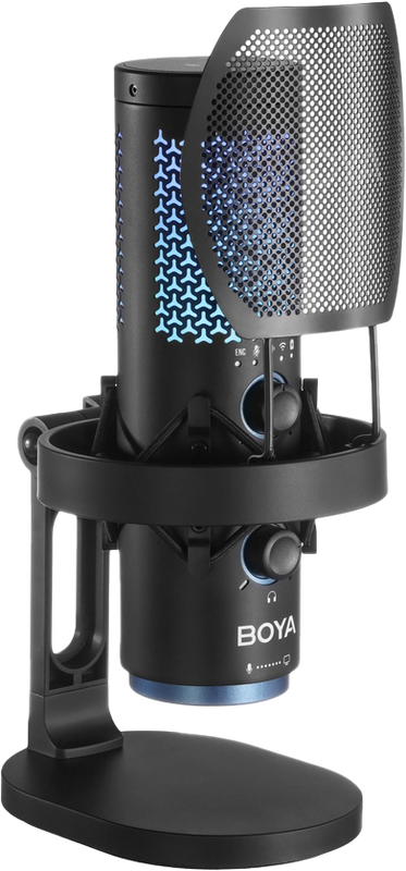 Бездротовий конденсаторний мікрофон BOYA K5-02 RGB Black