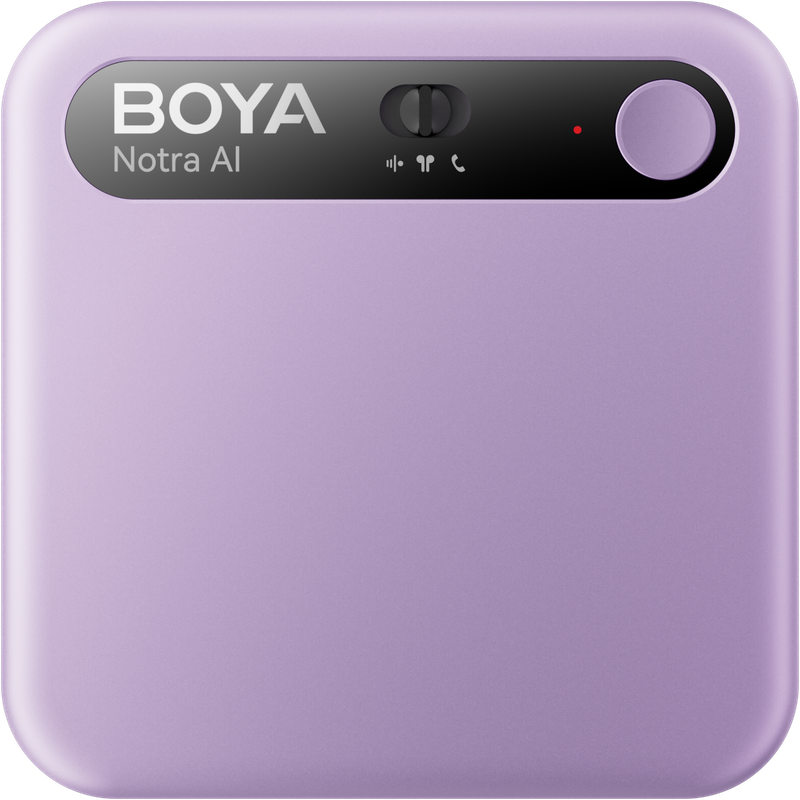 Диктофон з штучним інтелектом Boya Notra Purple